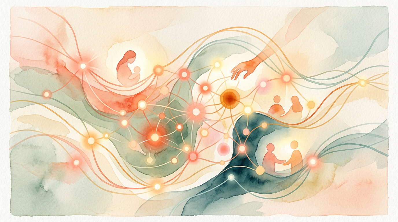 Abstract data visualization of empathy